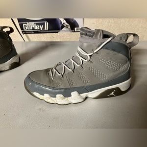 Size 9 Jordan 9 cool grey